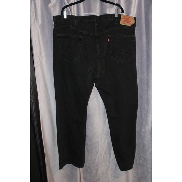 Levis 501 Button Up Black Men Jeans 44x30 - Picture 5 of 5